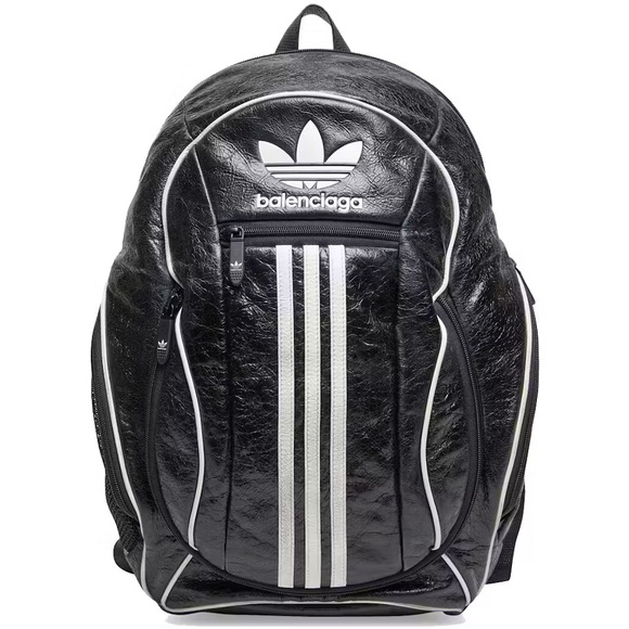 NWT BALENCIAGA x ADIDAS Black Backpack! - Picture 1 of 14